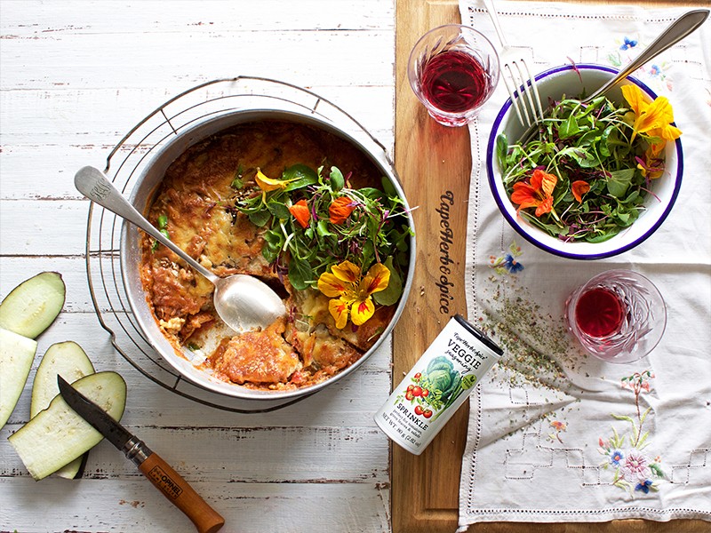 AUBERGINE & CHEESE BAKE